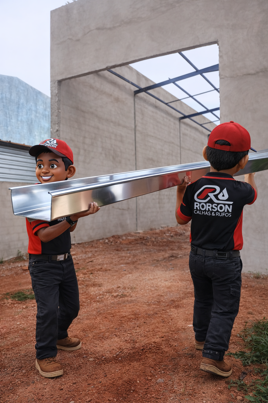 Robson especialista em instalação de calhas e rufos